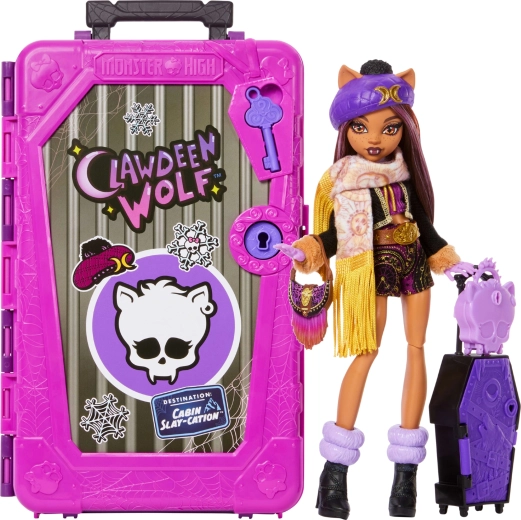 Monster High lalka Clawdeen Wolf – straszne ferie z niespodziankami