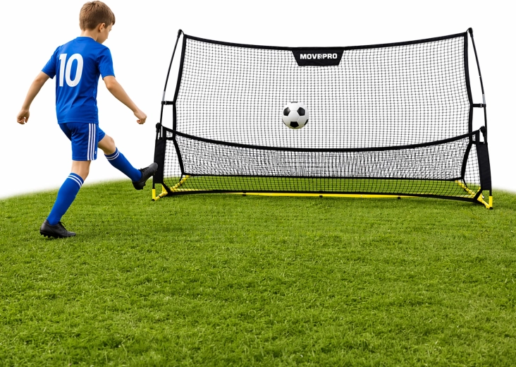 Dwustronny rebounder piłkarski MovEpro 223 × 118 cm