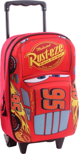 Dziecięcy plecak 3D na kółkach Disney Pixar Cars Piston Cup 38 cm