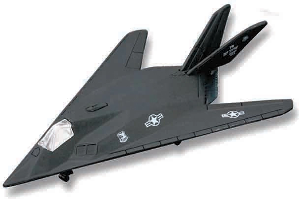 Maisto Fresh Metal Tailwinds samolot F-117 Nighthawk matowo czarny