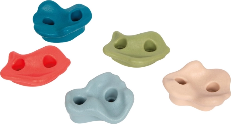 Chwyty wspinaczkowe SMALL FOOT – zestaw 5 sztuk do ścianek dla dzieci