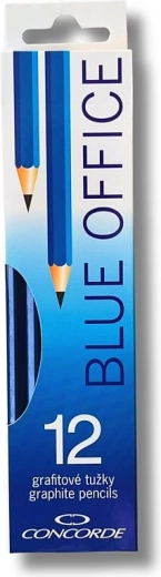 Ołówki grafitowe CONCORDE Blue Office 2B, 12 szt.