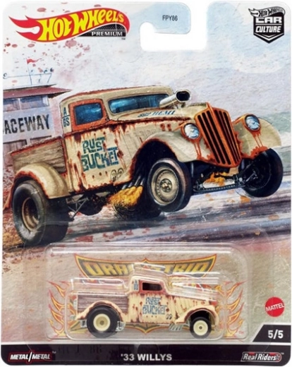 Hot Wheels Premium 1933 Willys Rust Bucket – metalowy model kolekcjonerski