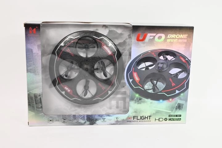 RC dron w kształcie UFO z oświetleniem LED