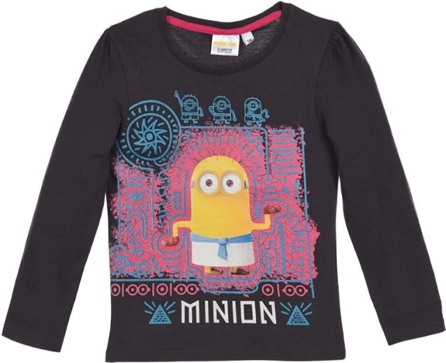 Antracytowa koszulka Minionki