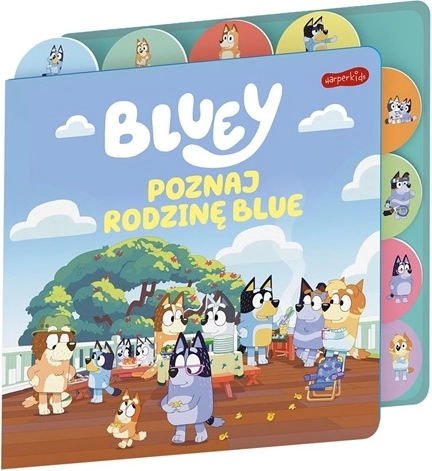 Bluey: poznaj rodzinę Bluey – dziecięca książka obrazkowa