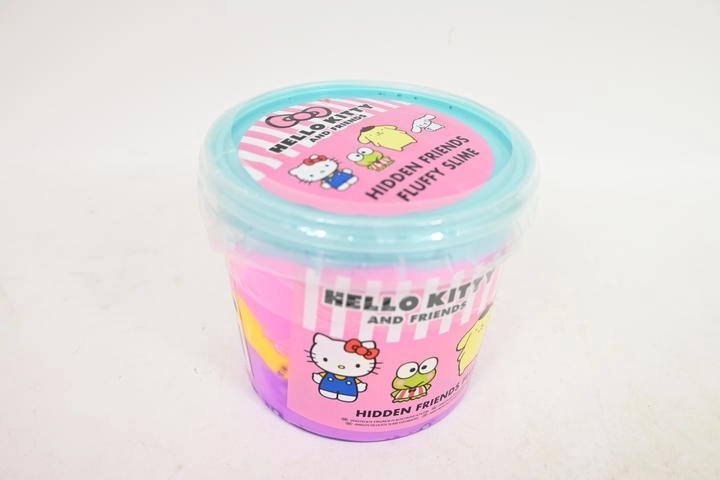 Hello Kitty and Friends puszysty slime w wiaderku z niespodzianką (minifigurka)