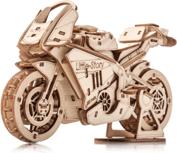 Little Story drewniana układanka 3D motocykl Grand Prix