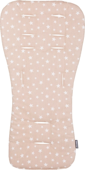 Miękka wkładka do wózka Chipolino Beige Stars