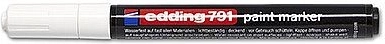 Lakowy marker biały Edding 791