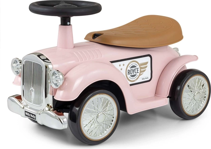 Milly Mally retro jeździk Royce różowy