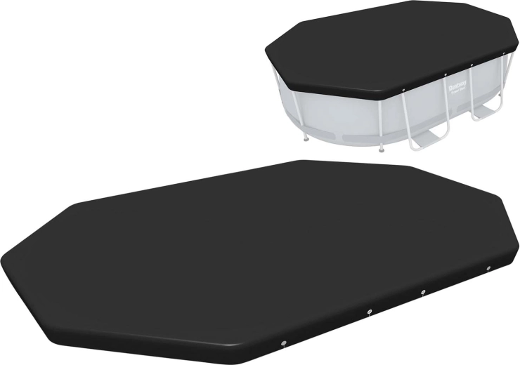 Pokrywa na owalny basen stelażowy 300 × 200 cm BESTWAY