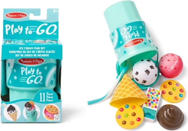 Melissa & Doug mini lodziarnia w podróży