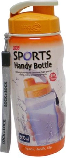 Plastowa butelka na napoje 500 ml pomarańczowa