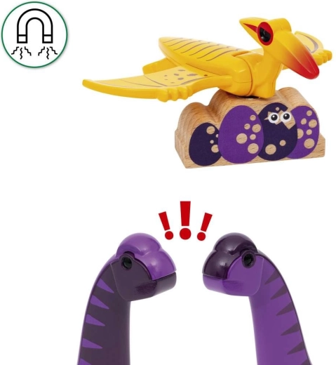 Ruchome dinozaury z magnesami Brio