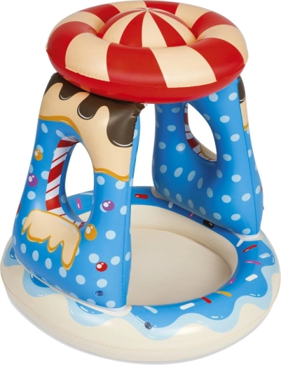 Cień i wygoda dzięki nadmuchiwanej zadaszonej konstrukcji