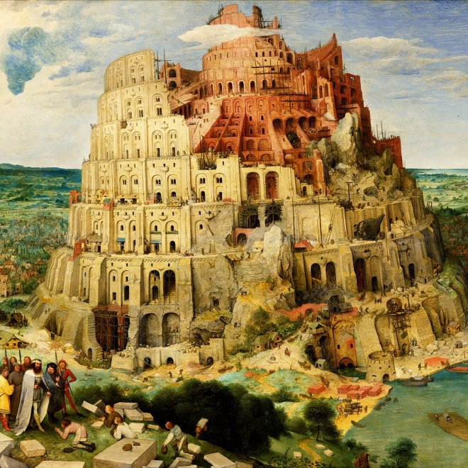 Puzzle Pieter Bruegel: Wieża Babel 1000 elementów
