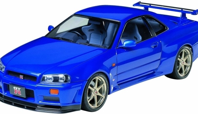 Plastikowy model samochodu Nissan Skyline GT‑R V