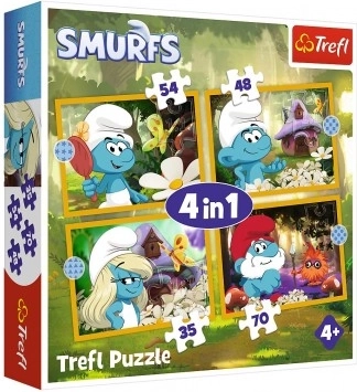 Puzzle Życie w Wiosce Smerfów