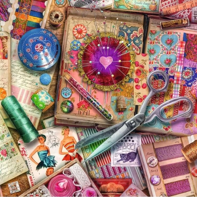 Puzzle Ravensburger Wysoka krawiectwo 1000 elementów