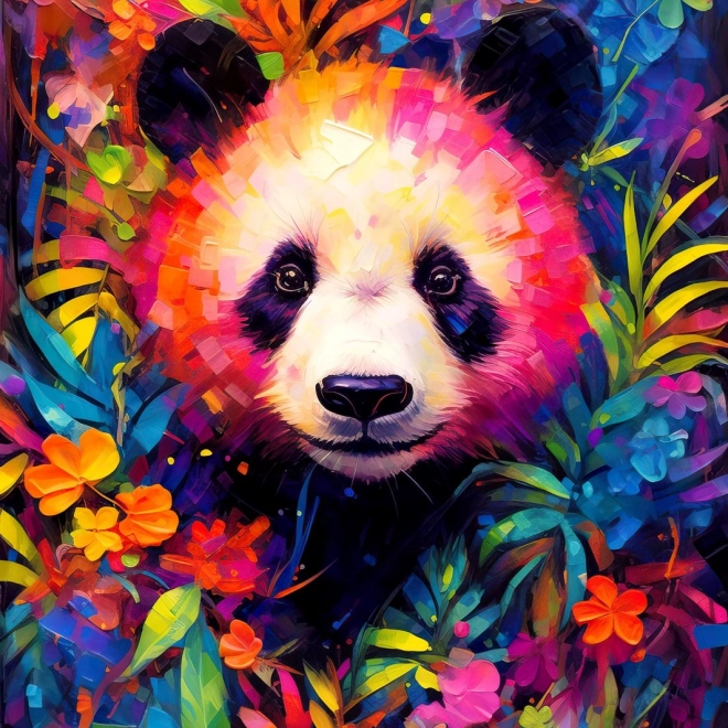 Puzzle Figlarne pandzie młode 1000 elementów