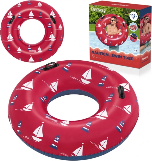 Bestway duży pływający pierścień 119 cm