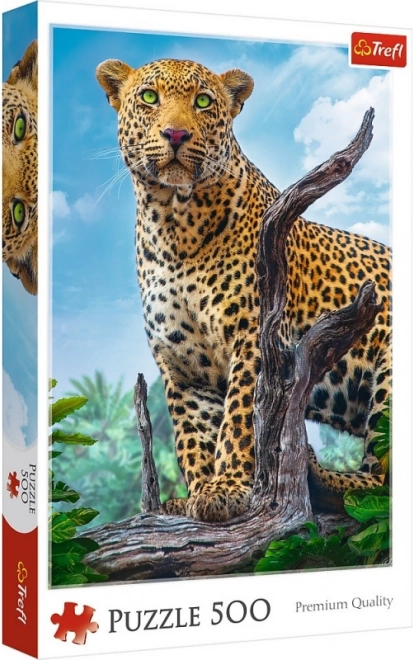 Puzzle 500 elementów - Dziki lampart