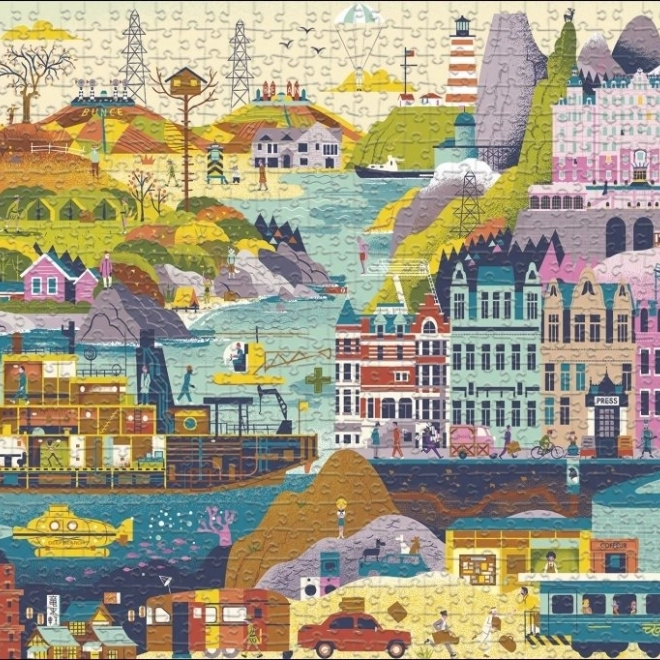 Puzzle Filmy Wesa Andersona od HEYE 1000 elementów