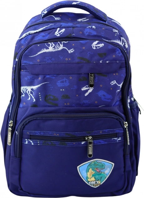 Plecak szkolny Dino T‑Rex niebieski 20 l