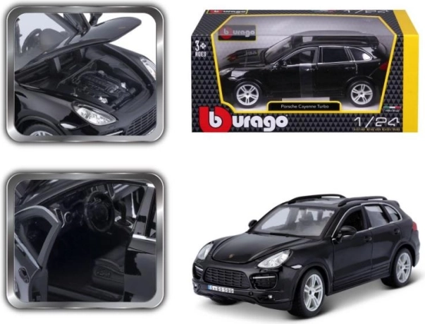 Model Porsche Cayenne Turbo czarny 1/24