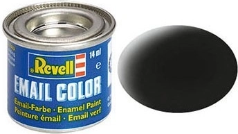 Syntetyczna emaliowa farba Revell Matowa Czarna 08