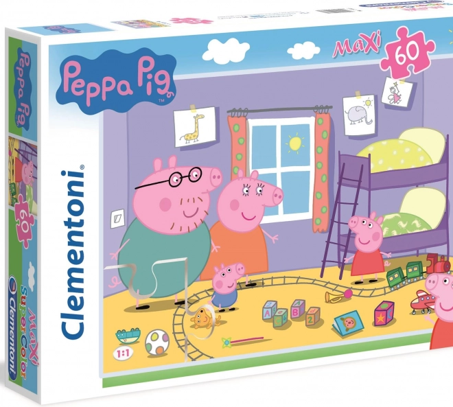 Puzzle Świnka Peppa Maxi 60 elementów od Clementoni