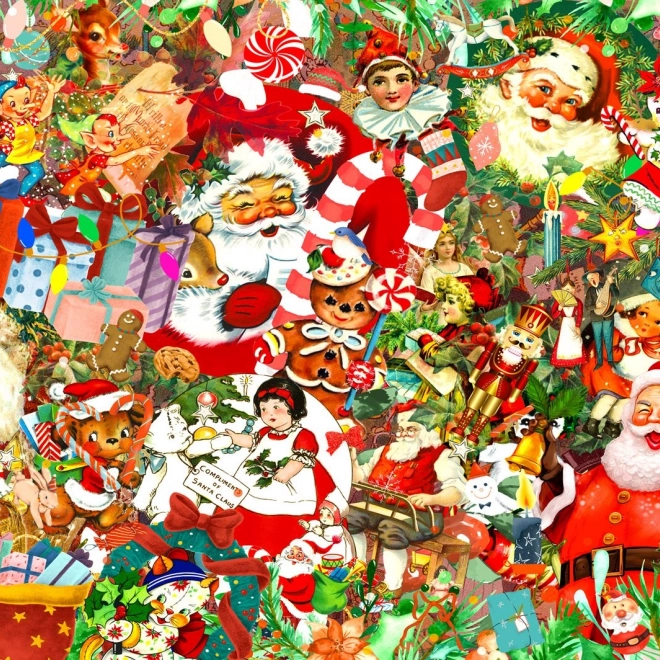Puzzle Vintage Święta 1000 części