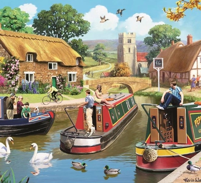 Puzzle Ravensburger Spokojny Rejs 1000 elementów