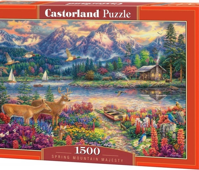 Puzzle 1500 elementów Spring Mountain Majesty