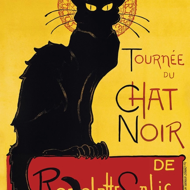 Puzzle Kabaret Le Chat noir - plakat 1000 elementów