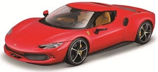 Ferrari 296 GTB w skali 1:18 Czerwony - Bburago
