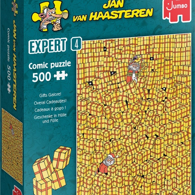 Puzzle JUMBO Jan van Haasteren Expert 4: Mnóstwo prezentów 500 elementów