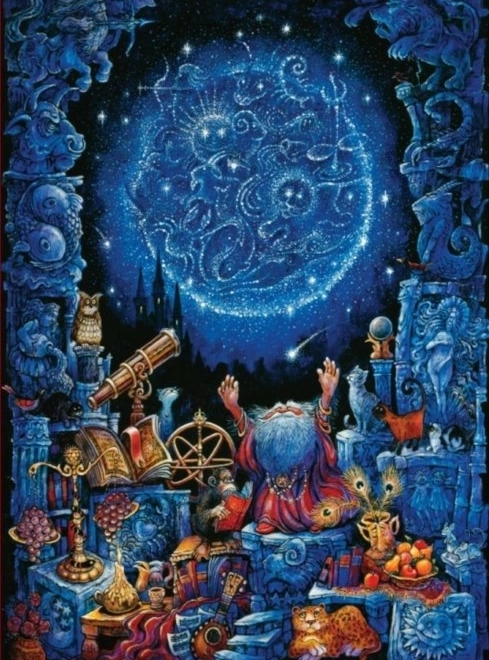 Świecące puzzle Astrologia 1000 elementów
