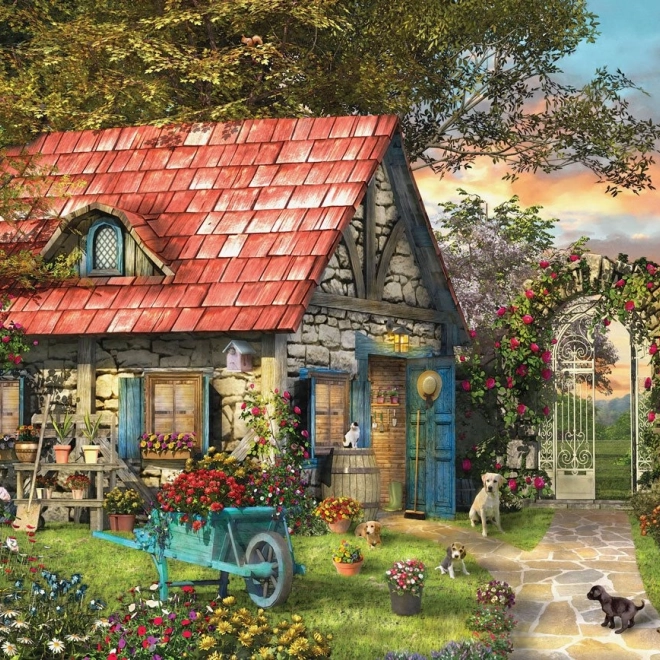 Puzzle Wiejska Szopa XL 500 elementów