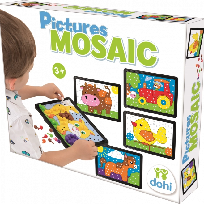 Mozaikowe obrazki dla dzieci