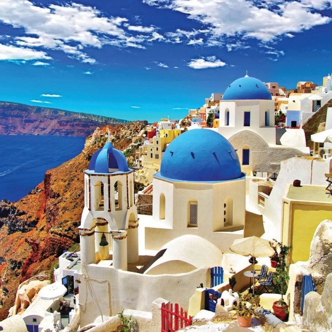 Puzzle Oia, Santorini, Grecja 1000 elementów