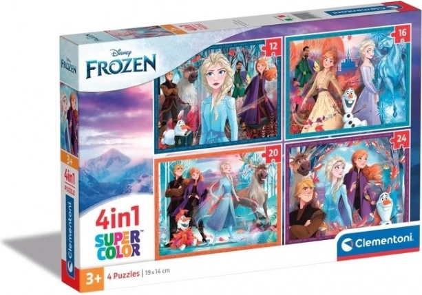 Puzzle 4w1 Kraina Lodu