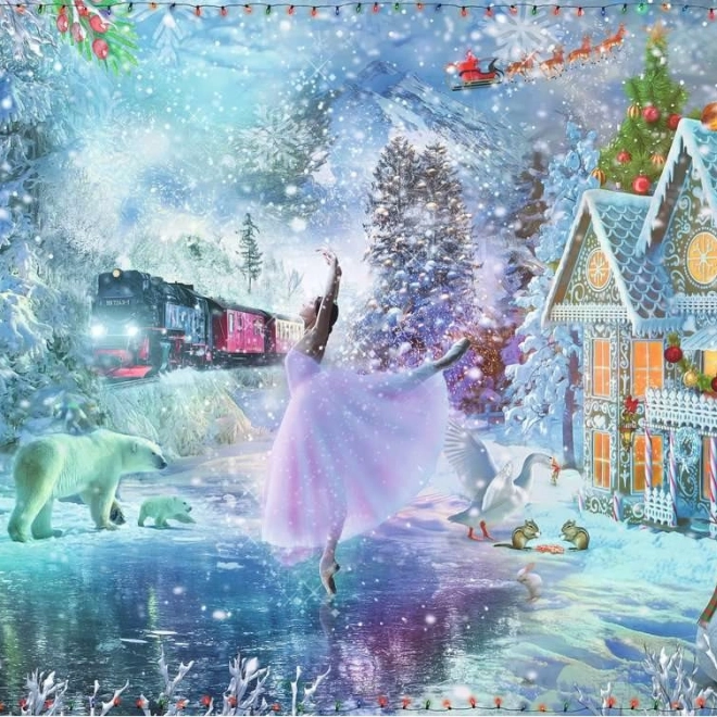 Puzzle Ravensburger Zimowe Królestwo Czarów 300 elementów