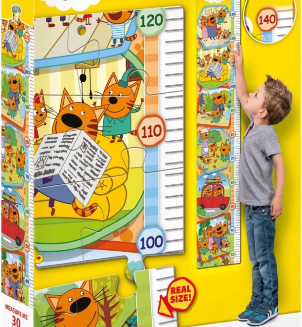 Puzzle Clementoni miarka Kid vs Cat 30 elementów