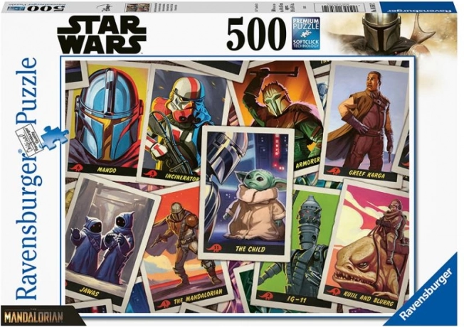 Ravensburger puzzle Star Wars: The Mandalorian – Dziecko, 500 elementów