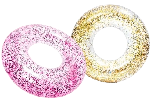 Nadmuchiwany koło z brokatem INTEX Sparkling Glitter 107 cm