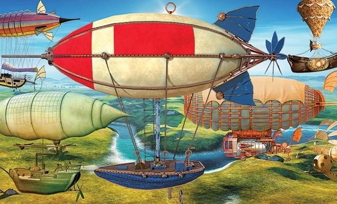 Panoramiczne puzzle Wielki Wyścig 1000 elementów