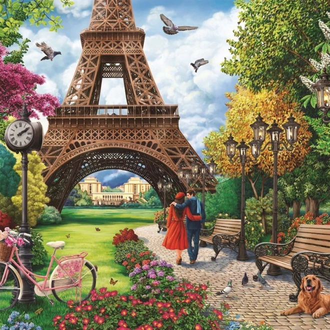 Puzzle Wiosna w Paryżu 500 elementów