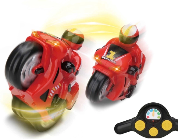 Motocykl zdalnie sterowany z efektami